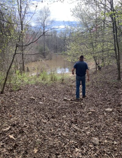 Joe down by the pond